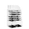 Casafield Acrylic Cosmetic Makeup Organizer & Jewelry Storage Display Case - Large 16 Slot, 2 Box & 10 Drawer Set - Clear